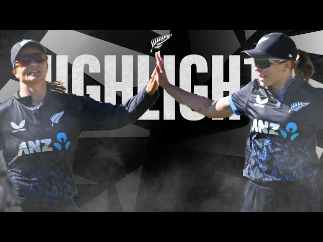 Jess Kerr Delivers Hat-Trick! | Highlights | New Zealand v South Africa | 4th T20