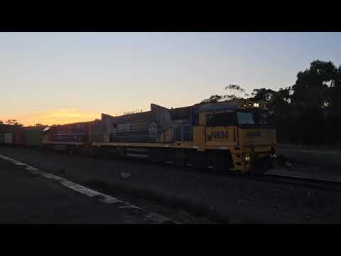 Late 6PM7 races through Nairne with NR34 (Indigenous) + NR22