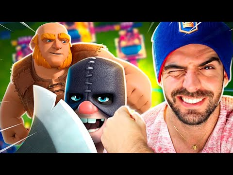ATUALIZADO! USEI O MELHOR DECK DE GIGANTE DO CLASH ROYALE!