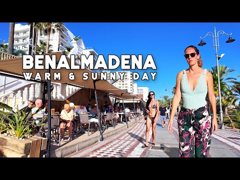 Benalmadena Spain Warm and Sunny Day November 2025 Update Costa del Sol Walk | Málaga [4K]