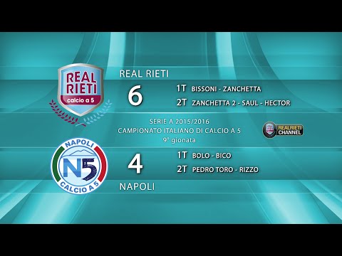 REAL RIETI vs NAPOLI C5 - SERIE A 2015/16 - 9° giornata