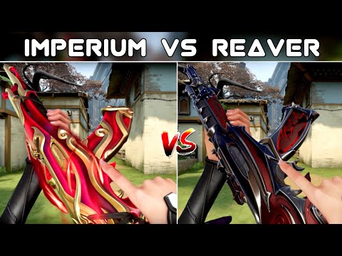 Imperium Vandal VS Reaver Vandal Comparison || Which One Is The Best Vandal Skin In Valorant ||