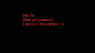 Ne-Yo - Don&#39;t Take It Personal