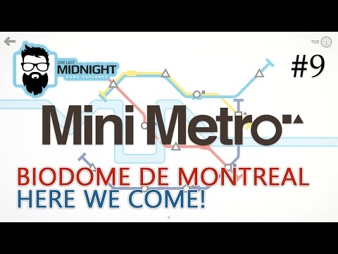 MONTREAL! #9 - Lets Play Mini Metro - YouTube
