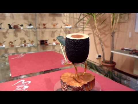 Pipa radica billiard fatta a mano - www.paronellipipe.it