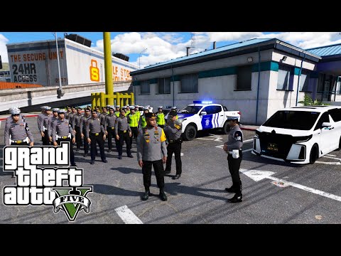 Generals Go to Crime Scene Investigation and Lead Street Patrols || GTA 5 Indonesian Police Mod