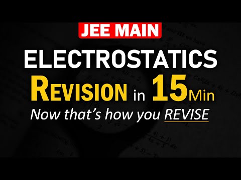 Electrostatics | Formulae and Concept REVISION in 15 min | JEE Physics by Mohit Sir (IITKGP)