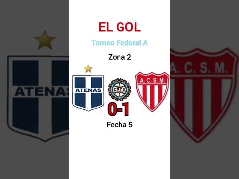 El gol | Atenas (Río IV) 0-1 San Martín (Mza.) | Federal a