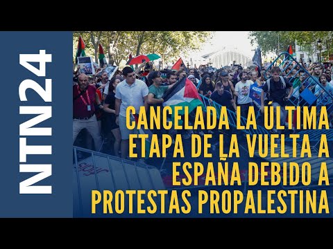 Cancelada la última etapa de la Vuelta a España debido a protestas en favor a Palestina