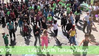 preview picture of video 'Galway Samaritans Flash Mob July 2011'