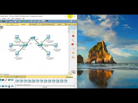 3.2.2.4 Packet Tracer - Configuring Trunks