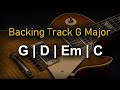 Rock Pop Backing Track G Major 70 BPM Guitar Backing Track