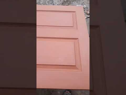 Rectangular coated sintex pvc door, for home, interior
