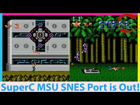 Super C MSU1 SNES Port is Out! Contra but BETTER