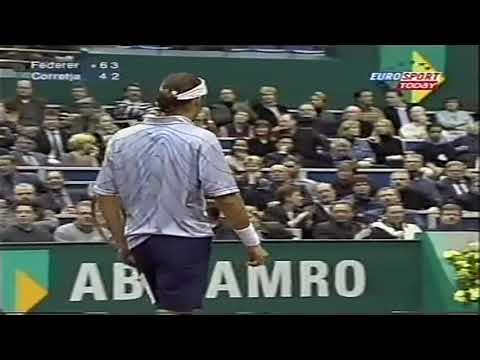 Rotterdam 2001 Roger Federer - Alex Corretja