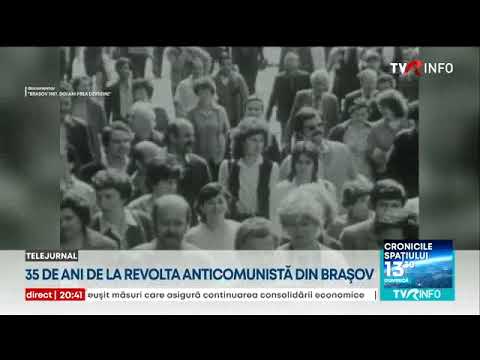 35 de ani de la revolta anticomunistă din Brașov