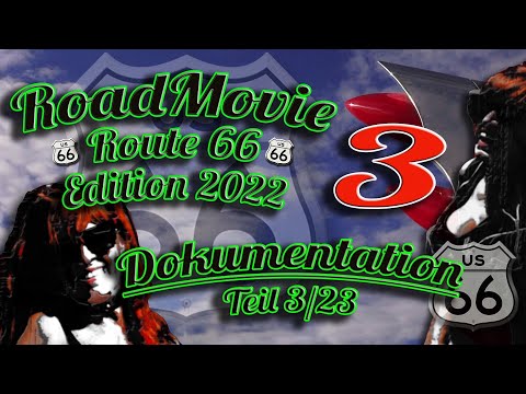 Roadtrip Amerika Babettes Route 66 Dokumentation Edition 2022 Teil 3/23  Main Street of Amerika