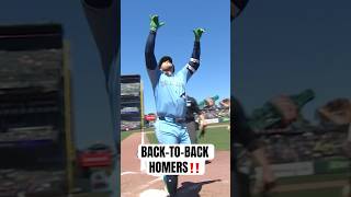 Vladimir Guerrero Jr. & George Springer = PLAKATA x Springer Dinger ???????? #MLB #BlueJays #Toronto