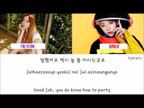 Amber - Shake That Brass (ft. Taeyeon) [English/Rom/Han] Picture + Color Coded HD