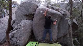 Video thumbnail de El granit no perdona, 6a+. Can Camps