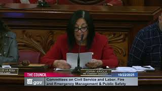 10/22/2025 10:17 New York City Council Video  City Hall Chambers  251022 101704