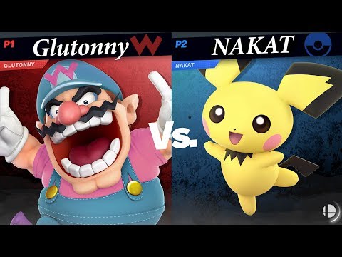 Glutonny (Wario) vs NAKAT (Pichu) Grand Finals - Ultimate Wanted France Smash Tournament