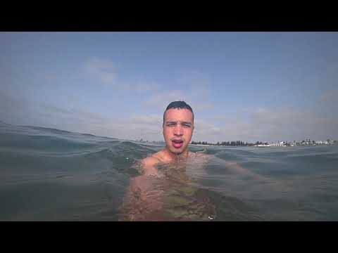 First day swimming in Summer .SKHIRAT BEACH.