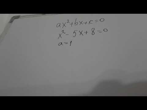 Forma generală a ecuației de gradul al doilea ( delta mai mic decat 0)
