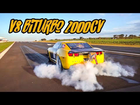 THE STRONGEST CAMARO IN BRAZIL ACCELERATING EVERYTHING IN THE 800 METERS!!🔥🚀 NINJA H2 +300KMH