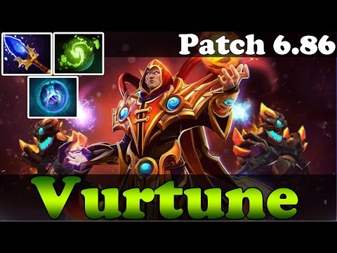Dota 2 - Patch 6.86 : Vurtune Pro Invoker China with vol 51 - Ranked Match Gameplay