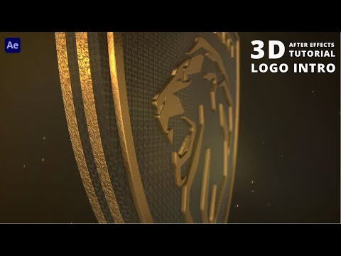 How to make Golden 3D LOGO INTRO | After Effects Tutorial