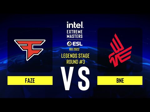 FaZe vs. BNE - Map 3 [Mirage] - IEM Rio Major 2022 - Legends Stage - ROUND #3