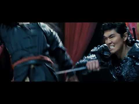 Trailer frame: ornate teahouse interior as a vocal cut crossfades into tense strings