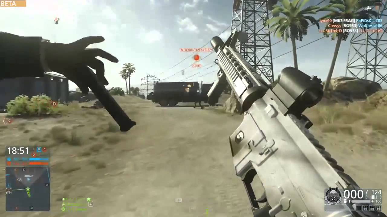 【バトルフィールド】100万回に1回のかっこいい激レアリロード【ハードライン】 Battlefield Hardline rare reload