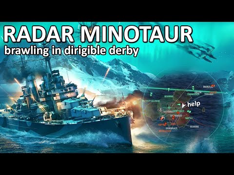 Radar Minotaur in Dirigible Derby - World of Warships
