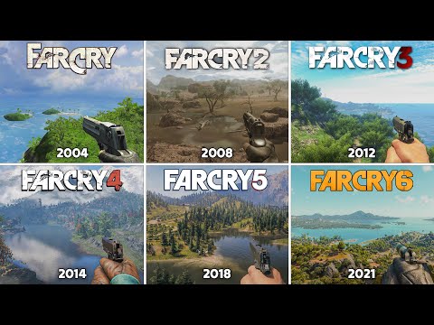 Far Cry 1 vs 2 vs 3 vs 4 vs 5 vs 6 - Physics and Details Comparison