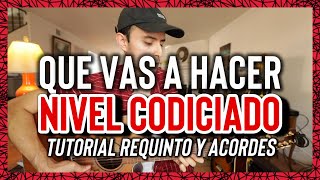 Que Vas a Hacer - NIVEL CODICIADO - Jose Mejia - Tutorial - REQUINTO - Guitarra