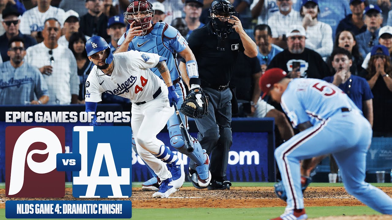 FULL GAME: The Dodgers walk off the Phillies to advance to the 2025 NLCS! (NLDS Game 4)