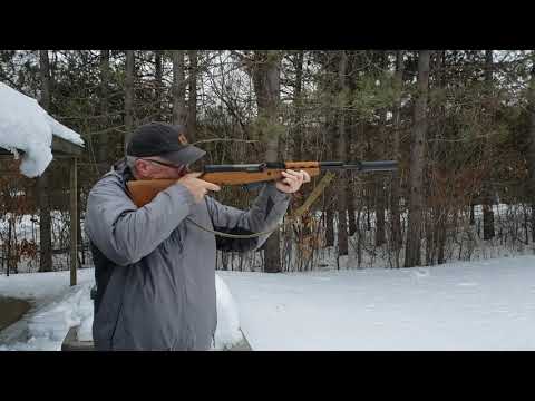 Suppressed 16in SKS Paratrooper with Brown Bear subsonic 7.62x39 ammo
