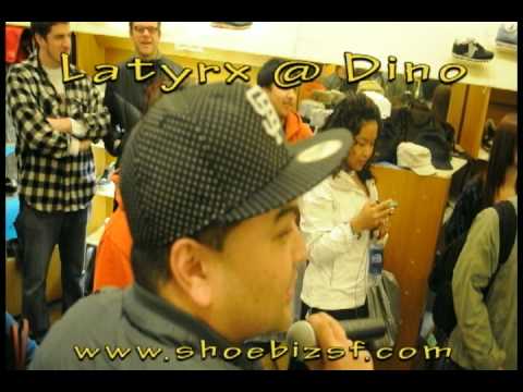 Latyrx 'Lady Don't Tek No' Live @ Dino Shop!! Quannum Projects X Rebook X ShoebizSF