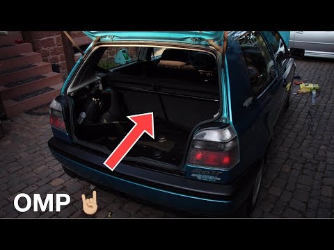 OMP Rear Strut Bar Install In The Golf! ( + Engine Tune Up )