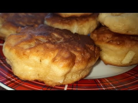 ПЫШНЫЕ ОЛАДЬИ С ЯБЛОКАМИ КАК ПУХ