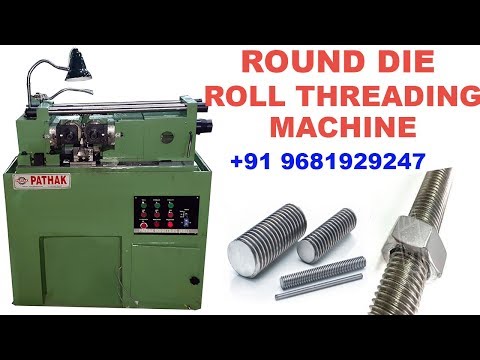 Round Die Roll Threading Machine 100 mm