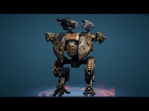 War robots game play with the Hammer Cudgel Angler with the Patrone drone
