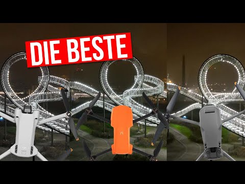 Low Light extrem: DJI Mini 3 Pro gegen Autel Evo Nano Plus gegen DJI Mavic 3 Classic beim Nachtflug