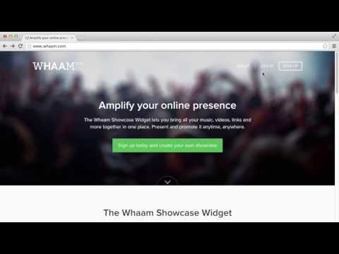 Whaam Showcase How to create a showcase