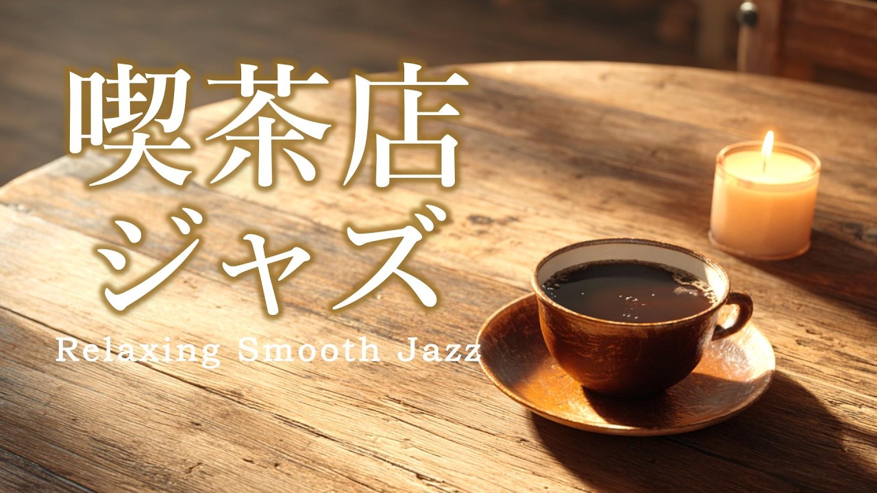静かなジャズ音楽｜リラックスと癒しの心地よい喫茶店［カフェ・作業用bgm］- Relaxing Smooth Jazz -