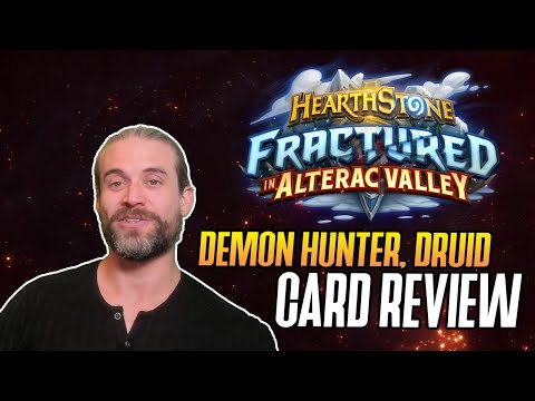 (Hearthstone) Fractured in Alterac Valley - Demon Hunter and Druid Card Review