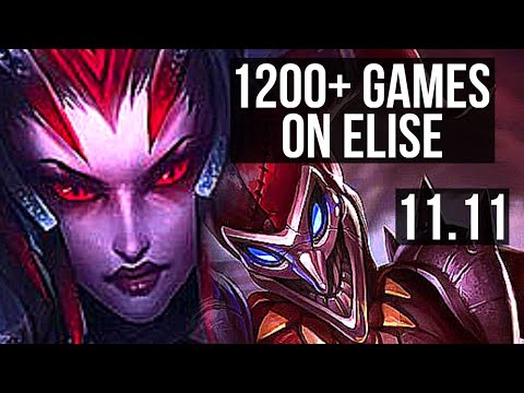 ELISE vs SHACO (JUNGLE) | 11/1/11, 1200+ games, Legendary, 900K mastery | BR Grandmaster | v11.11