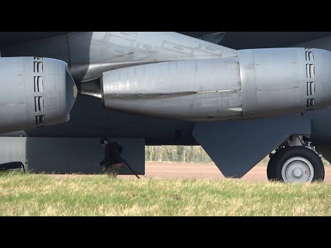 B-52 - Start Up - 2x Departure - RAF Fairford - 09/02/22